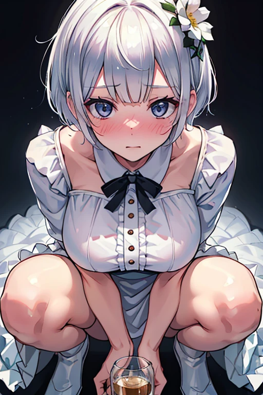 NSFW,(uncensored),(super fine illustration,8K CG wallpaper,best quality,extremely detailed,ultra high res,best aesthetic),(cowboy shot,From front), BREAK (midium breasts) (slender), (cdy:1.1), ((singing)), (stage,Spotlight:1.3), ((holding 1 microphone:1.5)), BREAK idolmaster, {{{anastasia}}}, (15yo,beautiful girl,cute girl),(beautiful blue eyes),(beautiful silver hair), (((extra short hair))), ((((mullet hairstyle)))),(wet hair), (wet skin),((((((see-through)))))), (open clothes), breasts, nipples, nipple slip, pussy, pussy slip, no panties,(embarrassed,smile), open mouths,(((one eye closed))),((tongue out)),deep breathing, feel good,indecency,spread legs, squatting,(((female masturbation:1.5))),(toying self), put your finger in the pussy,cum shot,,(looking at camera),(happiness:1.9),(love:1.5),(dynamic pose),(ecstasy:1.9,ahegao:1.9,wink:1.5),(bitch:1.3),(Commemorative photo:1.5),(spoken heart:1.5),