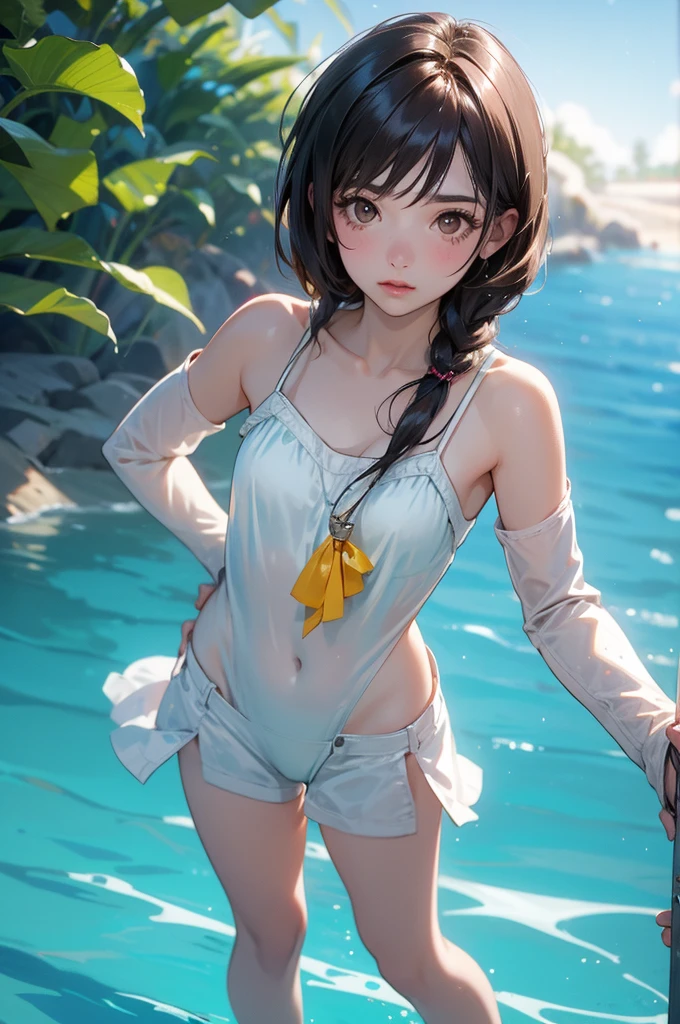 ((((((14 years old))))))、(((Aya Ueto : 1.3)))、(((A charming face)))、(((Young face)))、(((beautiful girl)))、(((A beautiful woman)))、Beautiful woman、Cute woman、((Innocent face))、((Ultra-detailed face))、((Detailed lips))、((Detailed eyes))、((double eyelid))、(((Beautiful Face)))、(((Beautiful, well-shaped eyes)))、(((Beautiful, well-shaped lips)))、Very Short Hair、ponytail、Pixie cut、BREAK、Completely naked、BREAK、((((Tied up with rope))))、BREAK、8 heads、(((slender)))、(((Slim body)))、(((Thin body)))、(((Slim woman)))、(((Flat Chest:1.2)))、BREAK、Photographic quality、Natural light、(フォトRealistic:1.4)、(Highest quality:1.2)、(Ultra-high resolution:1.2)、8K、RAW Photos、Realistic、High Detail、Film Grain、Detail Skin、Symmetrical、Delicate skin、Real human skin、pores、Super detailed、Detailed、(masterpiece : 1.2)、Thin face、Sharp Face、Small Face、Small face、Narrow shoulders、Small shoulders、Small shoulders幅、Slim shoulders、Narrow shoulders幅、Beautiful Japanese Woman、Beautiful Korean Woman、Slim womanモデル、Young Gravure Idol、Realistic young gravure idol、Young Sensual Gravure Idol、Young Pretty Gravure Idol、Japanese Model、Young Gravure Idol、((From the knee up))、((Showing small breasts))、(((She spreads her legs and shows her pussy)))、(((Leg spread)))、(arms behind back:1.0)、(((((having sex)))))、(((((Expressions of ecstasy)))))