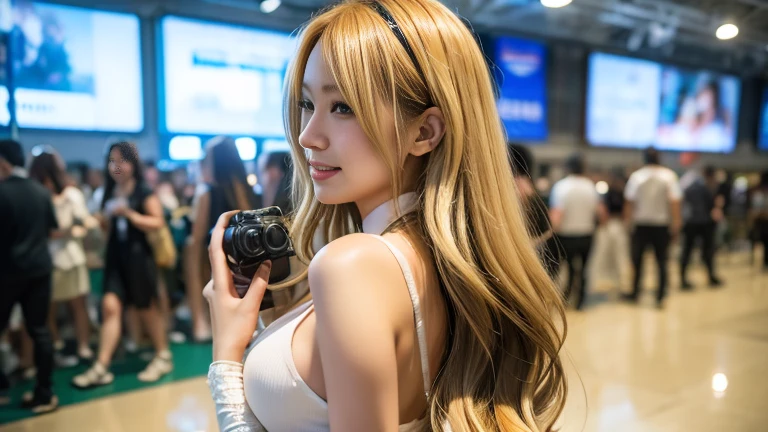 Super detailed complex 3D rendering of face, (: 8.8), (masterpiece, top quality, octane rendering,), glamour shots full body image, very beautiful young elf, cleavage, (very detailed skin: 1.2), (exposure: 1.1), cute woman . ((wearing a plummeting  of white silk: 1.9, 40k, (((very soft )), ((conspicuous large pink )). Beautiful Caucasian woman with black skin with full soft  and black skin of big , one, long braided hair, , dynamic angle, mystical expression, ultra-realistic photo, (((portrait)))),  feet, futuristic city background, facial muscles, detailed and beautiful gold crown, in the style of Marvel Comics, ArtStation trends, clear focus, studio photography, intricate detail, highly detailed, detailed blue eyes, very detailed, sharp focus, digital rendering, professional, abs, dark grey background, ((blonde)), ,  feet,