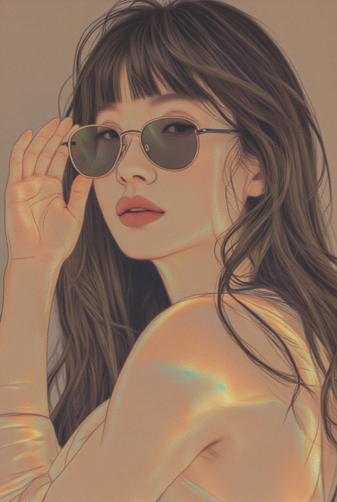 Create Pythagoras using sunglasses Juliet teaching her disciples mathematics