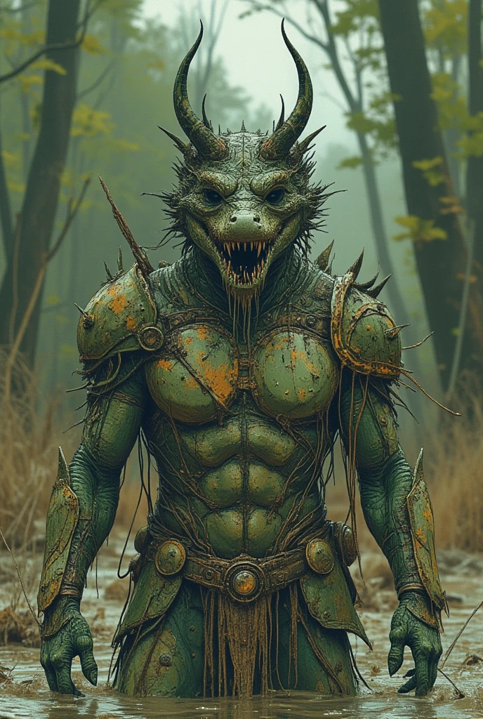 (The man who has bunny skull and body of man 