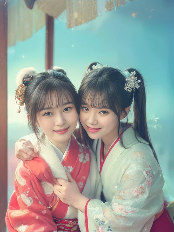  (((Shots of a young lesbian couple 20.0)))、), ,Highly detailed face and eyes,Shiny skin,(Upper Body:1.Professional Lighting,Soft Light, Sharp focus, Written boundary depth,Medium Hair,Earrings, (華やかな花柄のkimono衣装 :1.3),Bokeh,(Dynamic Angle:1.5 ),(、A cozy little cafe with warm lighting. The contrast between the winter scenery seen from the window and the warmth inside the room. :1.3)、(((highest quality、highest quality、Highest Resolution、masterpiece、8k、Realistic)))(((Detailed face)))(((Cute face 3.0)))(((Baby Face 3.0)))(((Tenth Generation 3.0)))(((Healthy peach skin 1.0)))、(((Detailed body)))(((Model Body Type)))(((Perfect podiline)))、(((Big breasts 5.0)))(((Fascinating Collarbone 5.0)))(((cleavage 5.0)))(((Browsing Caution)))、(((Straight long hair)))(((shabby bangs)))(((Messy Hair 3.0)))、(((Long-sleeved kimonokimonoを着た二人の女子高生2.0)))(((Long-sleeved kimono、kimono、kimono、kimono)))(((伝統Long-sleeved kimono0.5)))(((絹Long-sleeved kimono5.0)))(((豪華刺繍Long-sleeved kimono0.5)))(((豪華な装飾のLong-sleeved kimono0.5)))(((派手な柄のLong-sleeved kimono0.5)))(((Sexy photo session))(((Two Girls in Love 20.0)))(((highest quality、highest quality、Highest Resolution、masterpiece、8k)))、(((Detailed face)))(((Cute Face 1.0)))(((Babyface 1.0)))(((Tenth Generation 3.0)))、(((Detailed body)))(((Model Body Type)))(((Perfect podiline)))(((Big Tits 1.0)))(((Fascinating collarbone 2.0)))(((Beautiful cleavage 2.0)))(((Browsing Caution)))、(((Straight long hair-)))、(((furisode kimono)))(((Gorgeous Furisode Kimono)))(((Fascinating Furisode Kimono)))、(((Sexy seduction pose shot 2.0)))、(((Lesbian Couple Shots 5.0)))、(((Captivating smile)))(((10 Seductive Sitting Positions.0)))((sitting Photo)))(Tea party at a Japanese-style cafe 5.0)