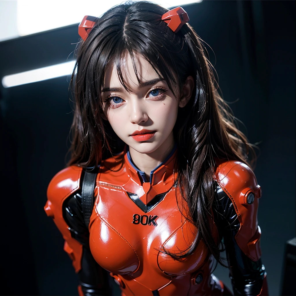 Masterpiece, Best Quality, Karol Sevilla , tight suit, Perfect eyes, Perfect face, Kuvshinov, cowboy shot, high quality
