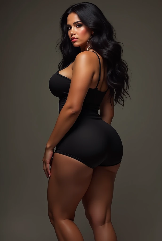 Big ass girl showing her ass