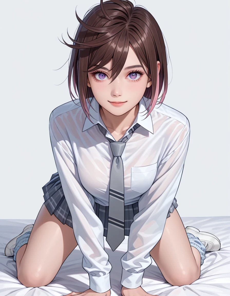 (masterpiece,Highest quality:1.3,best quality illustration),realistic,ass pov,having sex,man on top,cowboy shot,1woman,30 year old Japanese beauty,Naval officer、((very small head:1.4)),short bob hair,brown hair,bangs,brown eyes,gorgeous eyes,shy,Heavy breathing,((Dark blue blazer jacket、Blue tie,vagina,vaginal penis,Black garter belt,black thighhighs))、navy uniform,small breasts,((very long body:1.4,tan skin:1.2)),(toned body,slender body,skinny),gleaming skin,shiny skin,nipples,sweat:1.2,lying,spread legs:1.3,Simple bed,Bedroom,indirect lighting、nsfw,