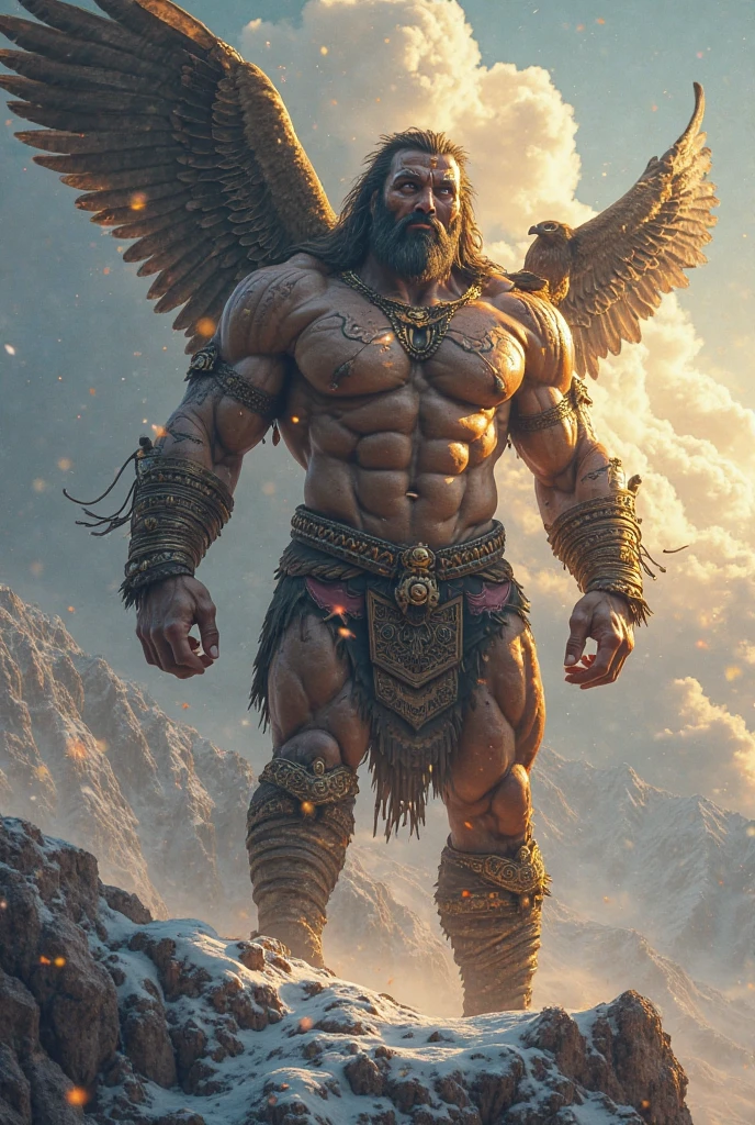 A muscular, noble-looking man with sharp eyes, a strong nose, and a dignified expression, holding a long sword, with short white hair, majestic white wings, floating against a starry sky background, (best quality,4k,8k,highres,masterpiece:1.2),ultra-detailed,(realistic,photorealistic,photo-realistic:1.37),digital art, concept art, cinematic lighting, dramatic, epic, powerful, divine, angelic
