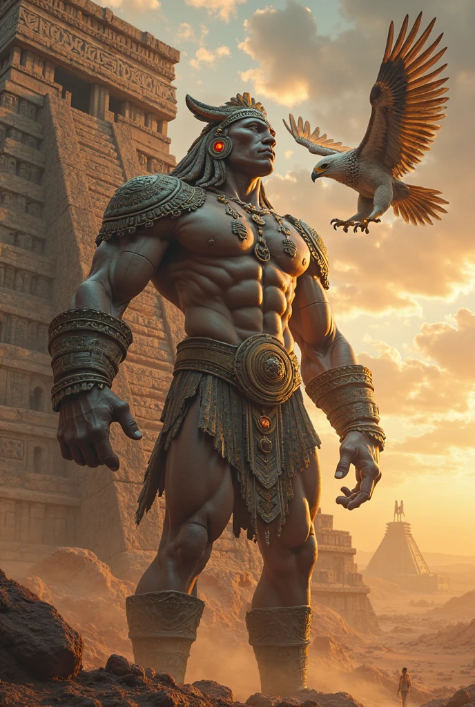 Create a giant warrior based in the state of Rio de Janeiro Brazil