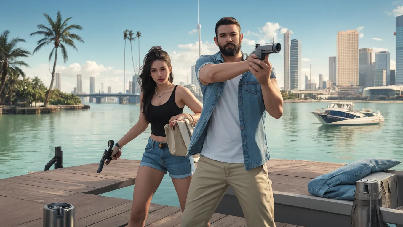 Casal na praia brigando