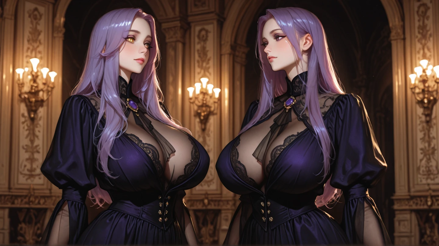 1个Giant Breast Girl,Elise,black knit_a skirt,robe,jewely,fashionably_Tattooed with,gigantic cleavage breasts,tmasterpiece, Best Picture Quality,of a real, Detailed pubic hair,8K,number art,Detailed pubic hair头发,