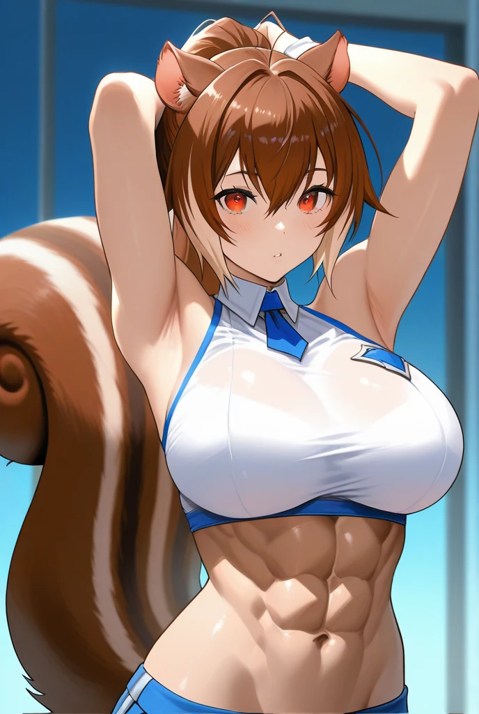 masterpiece, best quality, beautiful art, high resolution, well formed hands, body and fingers, 1 woman, solo, Tamamo No Mae, fox ears and fox tail, 31 years old, full body picture, grown up, adult, large and big breasted, cleavage, hair ornament, wearing a Tyris Flare outfit , white_bikini, tyris_flare_cosplay, full body, sexy and skimpy bikini, gorgeous hips, legs and thighs bouncing breasts, red boots, fighting in a combat match, showing her fighting skills, making her guard, about to hit the viewer, looking at the viewer, panties peek, sweating, bouncing breasts, smiling joyfully and brightly, seductive face, being confident and proud, action and fighting scene, martial arts tournament on the beach