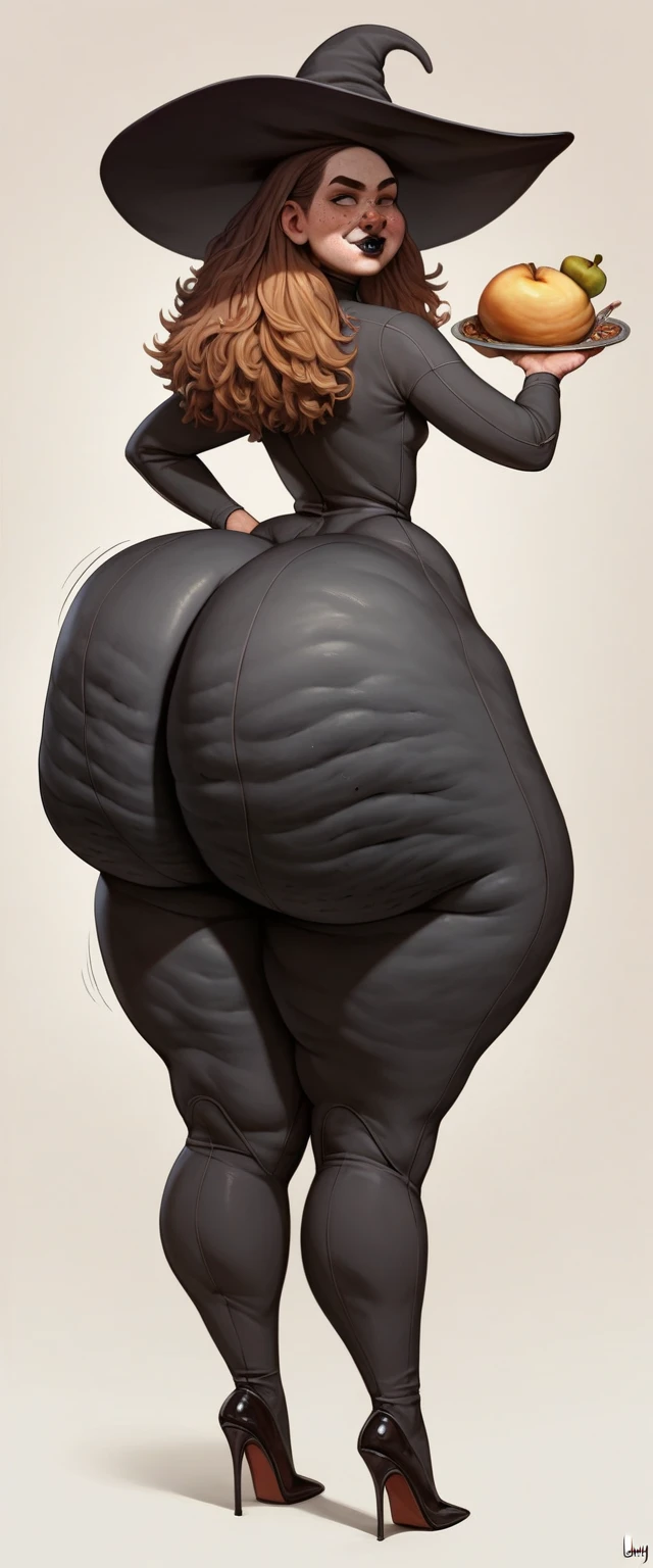 score_9, score_8_up, score_7_up, raw, realisitc, photo, Mercy from overwatch, blonde hair, high ponytail, orange latex high heels, very tall female, bottomless, twerking, ass clapping, squatting, squat twerking, slamming ass on ground, motion lines, impact ripples, cracked floor, ass on ground, impact, sexy, seductive, smug, ass clap, clapping ass, excessive sweat, huge lips, 1girl, solo, blushing, ass focus, gigantic ass, smug, wide hips, huge ass, thick thighs, cellulite, thong, bbw, chubby, fat, ((sweaty, dripping, wet skin, oiled)), steam, musk, steamy, twerking, shaking ass,