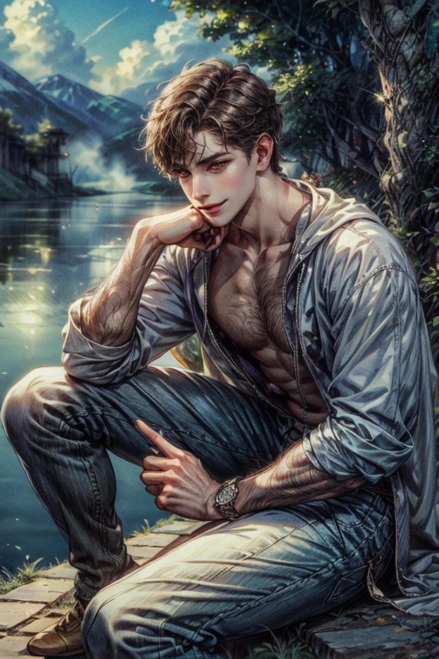 Libido (((boy))，swimmer, (((big bulge, muscular, bulgeJ8))))，Reclining，first person perspective，spread legs，dark atmosphere，8K,Cinematic lighting effects，textured skin，best quality，Narrative images，Narrative images，dynamic blur，action pose，Height angle of view,Physical education student，panties, ‎Classroom，brown skin，abs，full body, Bare legs，White short socks，sitting，???????
