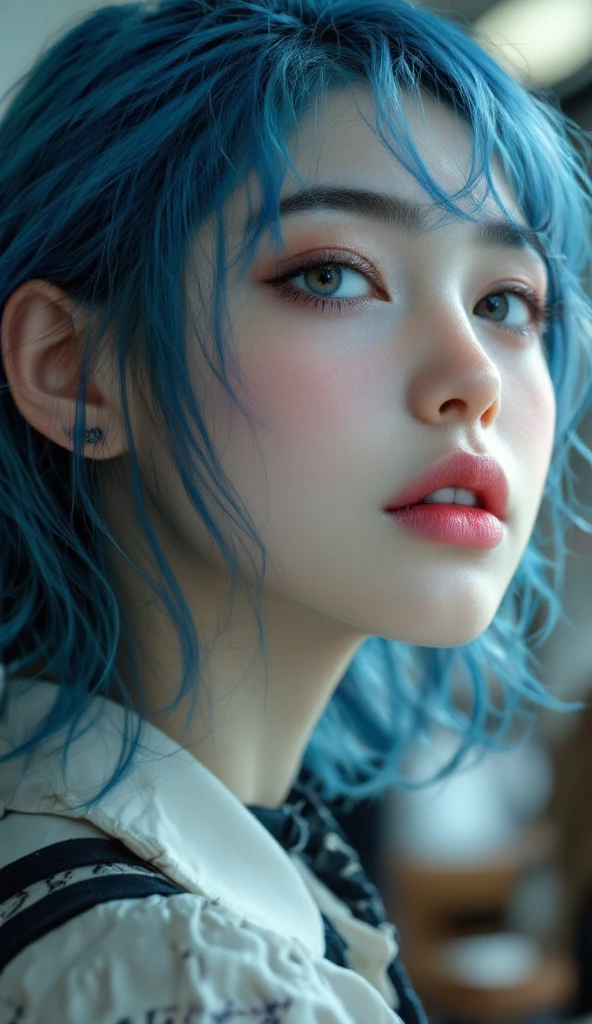 (Ultra Realistic), (Illustration), (Increased Resolution), (8K), (Extremely Detailed), (Best Illustration), (Beautiful and Detailed Eyes), (Best Quality), (Ultra Detailed), (Masterpiece ), ( wallpaper), (detailed face) fine details, detailed face, slip face, sharp eyes, sharp face, small lips, smile, pureerosfaceace_v1,
