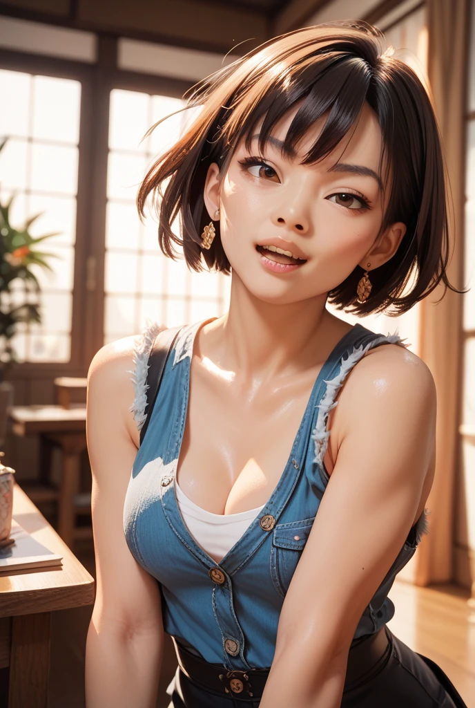 (masterpiece,Highest Resolution,4K High Resolution,Crisp image quality)(Rub your own breasts),(Condescending look:1.2),Close-up shot,Realistic,((Insert your dick into your,Sex with the opposite sex:1.2))naked