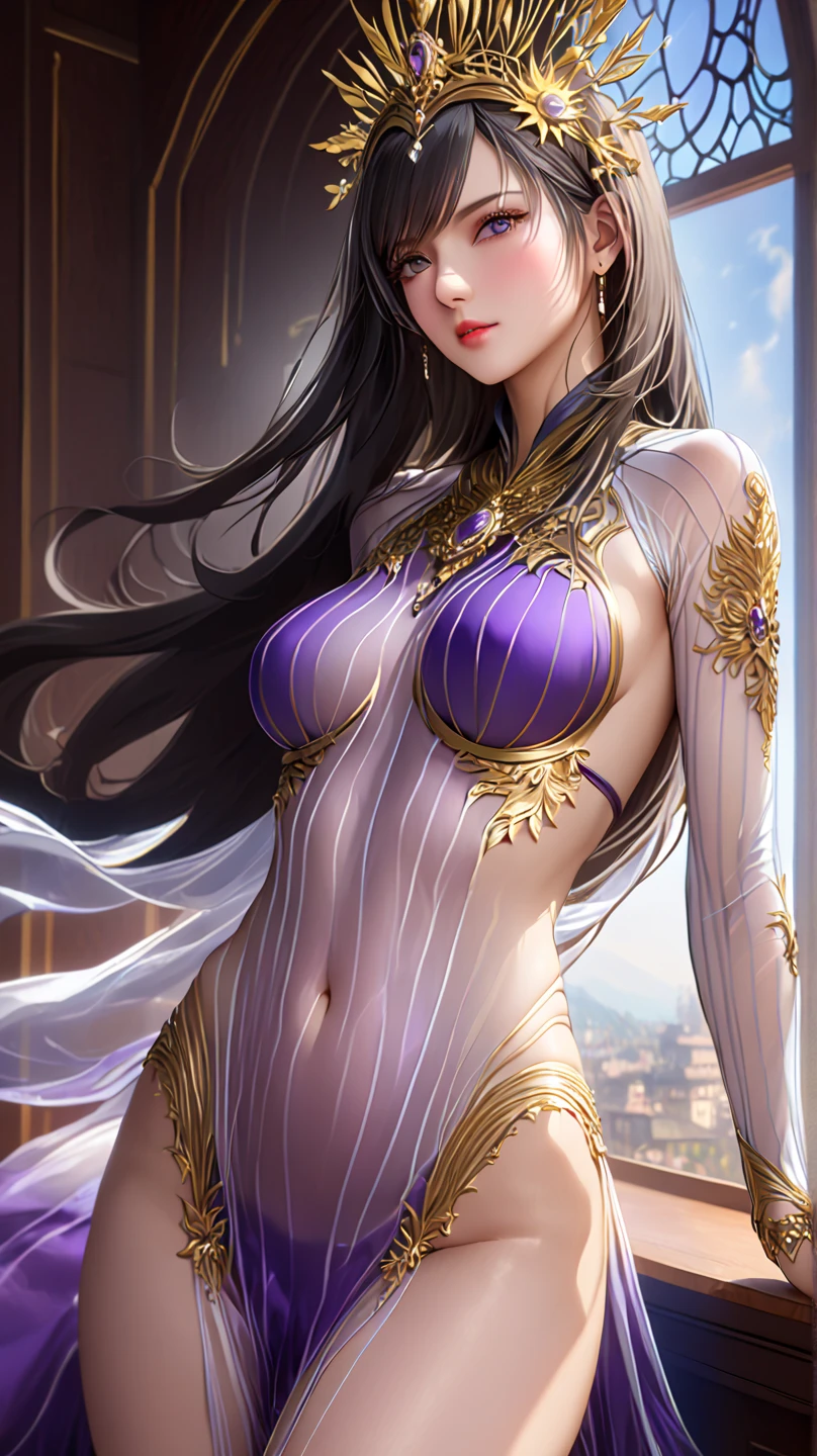 (Masterpiece, Top Quality, Best Quality, Ultimate Detail, Supreme Detail, Official Art, Beauty and Aesthetics: 1.2), Asian Girl, Cocked Asto, Waiting for Back, Bare Thighs, Bare Pubic Hair, Bared Vagina, Revealing Beautiful Pubic Hair, Color, Upper Body Shot, Beautiful Face, Solo, Perfect Figure, Flying in the Sky, Portrait of a Girl, Silver Gradient Hair, Brunette Hair, Fairy, Flowing Streamers, (Sexy, Show As, Show Tits: 10), Sun Rays, Clouds, Hanfu, Chinese Clothes, Water, Fireflies , night, starry sky, jewelry, feathers on dress, peacock feathers, light particles, volumetric illumination, ray tracing (flowing streamers: 1.1), (fantasy: 1.2), illuminator, stars, fantasy, high contrast, ink strokes, overexposure, purple and red tone impressions, abstract, (watercolor paintings by Berkey and Jerey Maiman)) brush strokes,