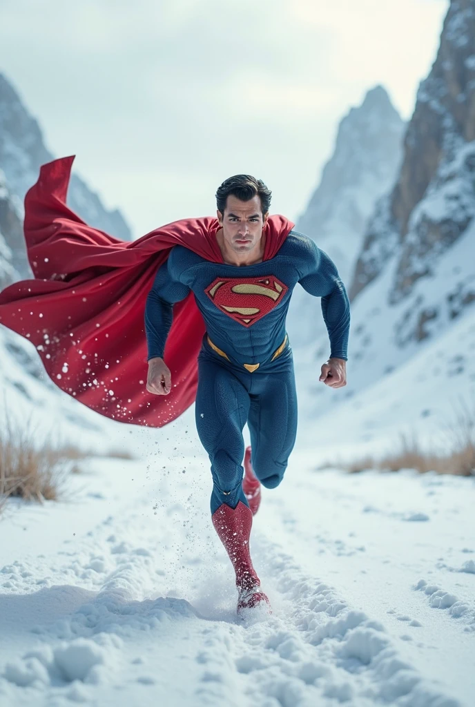 cinematic film still of <lora:Superman v3:1>
Kal-El, Kryptonian, Man of Steel, Superman a comic book superman hovering over a ice cold mountain in north pole with a dark cloudy sky,solo,smile,black hair,1boy,male focus,boots,sky,belt,cloud,cape,bodysuit,muscular,mountain,red flying cape,superhero, shallow depth of field, vignette, highly detailed, high budget, bokeh, cinemascope, moody, epic, gorgeous, film grain, grainy