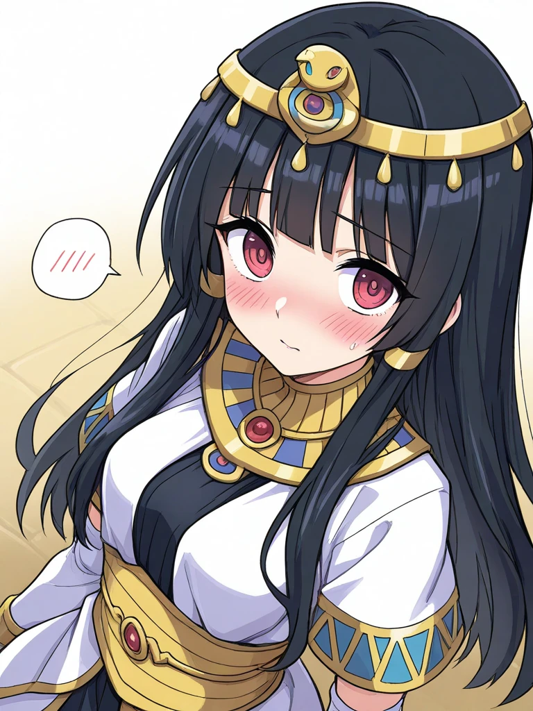 score_10,score_9_up,score_8_up,score_7_up, hadrian, small breasts,expressionless, looking at viewer, seductive, with Pyramid of Khufu view, in Egypt, female anubis, egyptian clothes, egyptian mythology, truncheon,staff, long black hair, dark skin, open mouth, tongue, lewd, close up, licking finger, half open eyes,