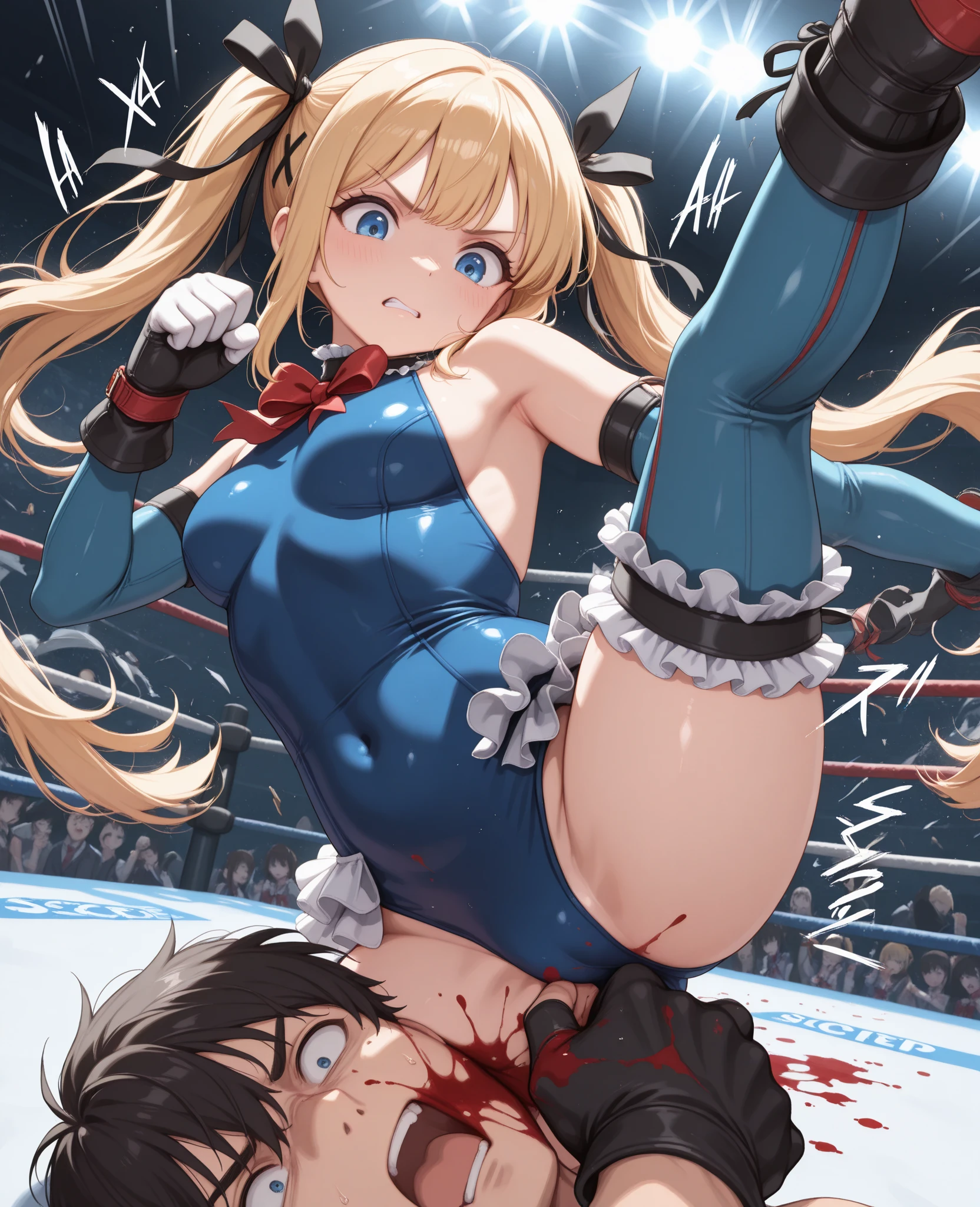 masterpiece, best quality,anime style, 1 girl,(((slender body))), (((small breast))),(((hot pants, blue tanktop,red tie))),(((((a gorilla man grabbing the girl))))), ((((restrained, arms behind back)))),((((cum)))), (beautiful face), (((short hair))), (((straight hair))), ((((silver hair)))),detailed beautiful skin, (perfect hands, perfect anatomy)
