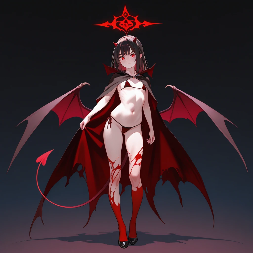 masutepiece, Best Quality, Ultra-detailed, kawaii, Cute, lovely, Sexy, Ero, It features a simple, 4K, 8K, Best Quality, barechested, Straddle Girl, short-hair,Cowgirl,sexually arousing, Adulterous demons,small tits,negligee,Tattoo of the lower abdomen