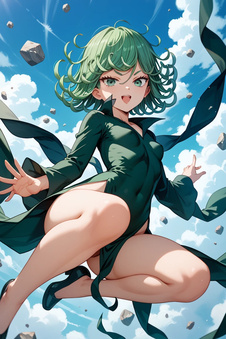 Nacked Tatsumaki(OPM) showing pussy