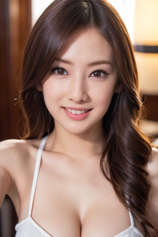 ((Highest quality、、Masterpiece:1.3))、1 girl、smile、whole body、Slim face、Beautiful woman、(Dark Brown Hair)、Micro High Leg Bikini:1.1、Ultra detailed face、Detailed eyes、double eyelid、Blurred Background、Slim face、、Super Big、Super sexy and super cute Japanese girl、Marilyn Monroe's face)))、(((Night Poolでsmileの女の子))、(((Night Pool、Night view)))