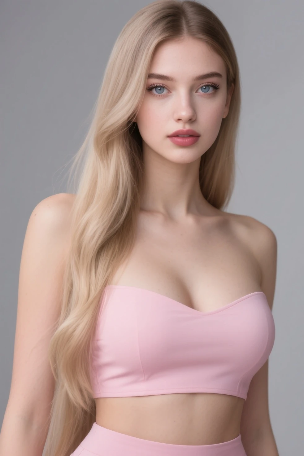 Pear body with biggest and huge , woman with longest blonde hair and yellow eyes and red lips and perfect face, wearing a black wedding dress, full picture , high face quality