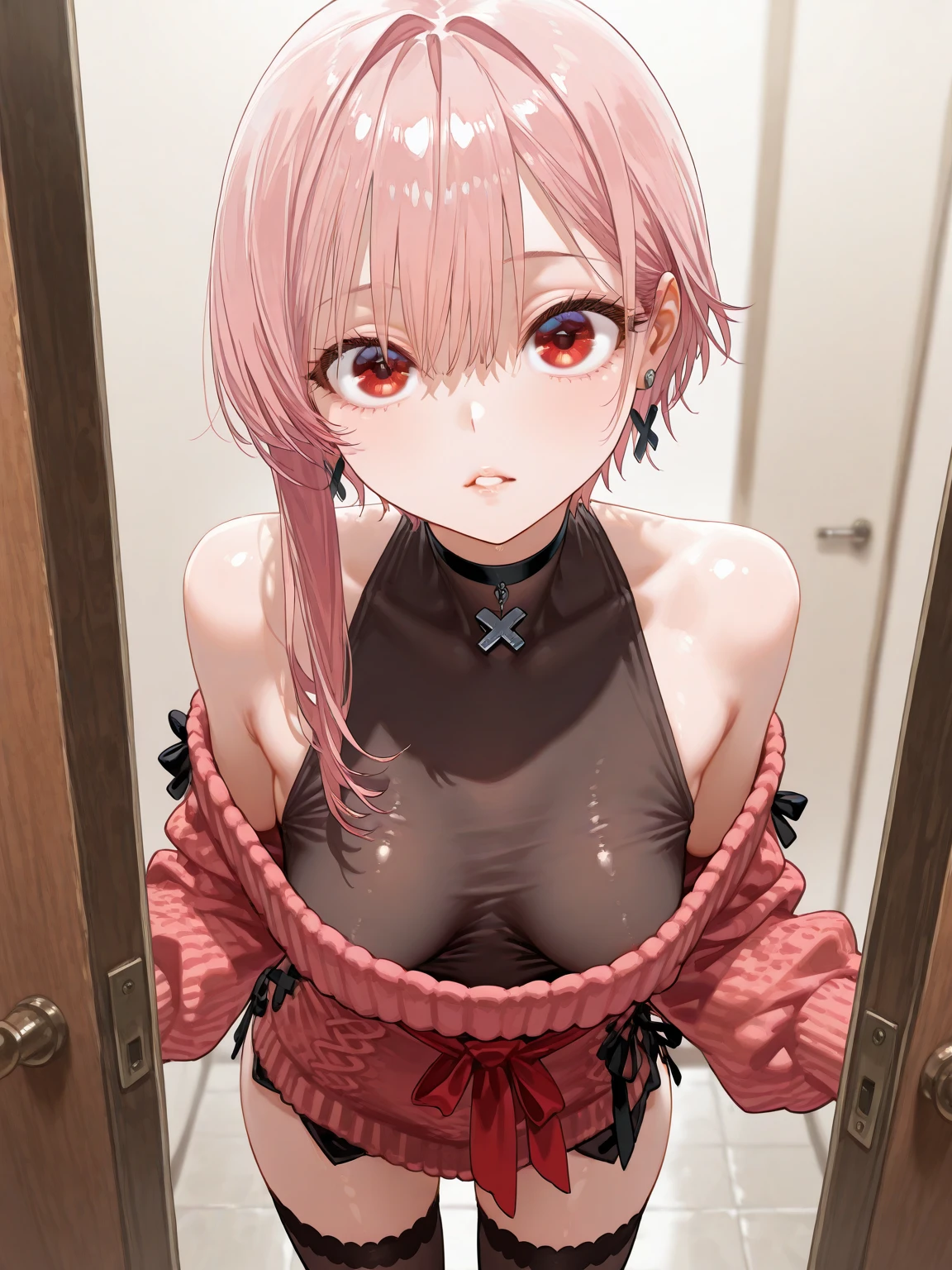 ((((((Upper body naked)))))、((((Unbutton and take off your wet short-sleeved white blouse))))、((small tits))、((Manstreak))、A 、In the gym、((sit down and open legs))、((teats))、Wet white panties、(((Manstreak)))、low angles、Angle from the inside of the skirt、((Inverted Navy Blue Tight Mini Skirt))、((The angle at which the pants can be seen from the skirt))、((Wet pale pink panties))、Side tail、((She is in an iron-barred prison))、(((Teary-eyed)))、blushed face、(((Collar on a chain)))、((Hands hung on the ceiling with chained bangles))、Teary-eyed
