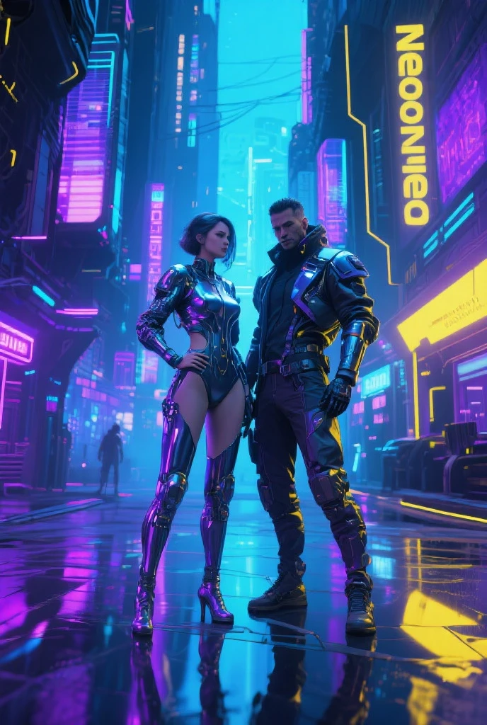.Masterpiece, above, very detailed, original photo, Very Realistic, asian couple, dressed in cyberpunk trousers, wearing gloves facing front, handsome man with undercut hair and beautiful woman with long wavy hair, they are seen wearing cyberpunk shoes, standing on top a very tall building facing the camera (their gaze is focused on the camera), they are seen smiling thinly and happily, the cyberpunk theme is full color, the background of earth and outer space is clearly visible, the beautiful view of the galaxy is clearly visible, the landscape of earth and outer space adds a dramatic atmosphere , face details, eye details, lip details, finger details, environment details, cyberpunk theme details , full body, front, horizon, long shot camera, 32K ultraHD resolution, HDR, 800mm lens, realistic, hyperrealistic, photography, professional photography, photography immersive, ultra HD, ultra high quality, best quality, HDR photo, focus photo, original photo, ultra sharp, nature photo, masterpiece, award winning, taken with hasselblad x2d.