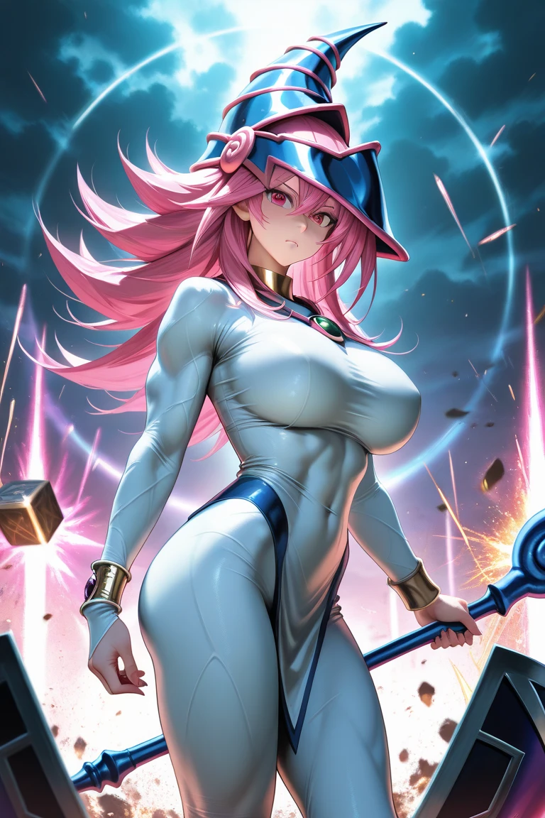 primer plano, de, un, mujer, con, colorido, pelo, y, collar, Cosmic hair anime girl, La suave vitalidad de Rossdraws, Obra de arte de estilo Gouves., fantasy art style, vistoso], vibrant fantasy style, Rossdraws cartoons are full of energy., cosmic and colorful, guweiz, vistoso digital fantasy art, awesome art style, hermoso estilo anime, Full body lighting, brillo de la piel, sexy expression