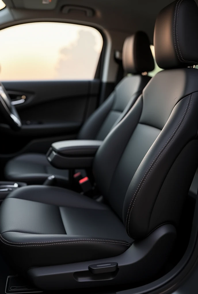 Car inside passenger seat