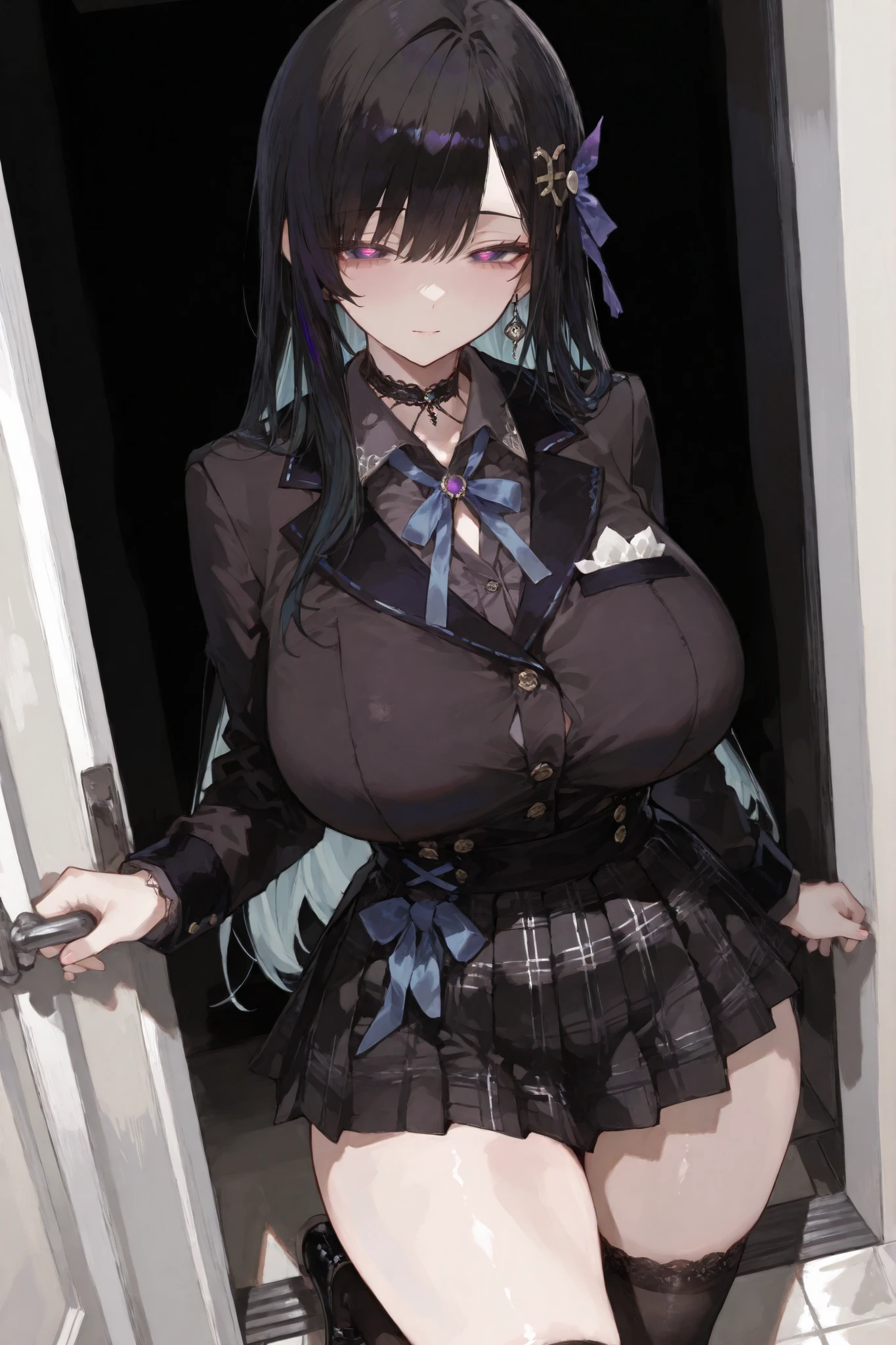 perfect human body，1 woman，Mature and intellectual woman， (Exposed publicly，street), clavicle，((big breasts))，victorian style，translucent，((woman with fever)),((expression of color)), (blush:1.2),molestation，(skirt lift)，display tape，