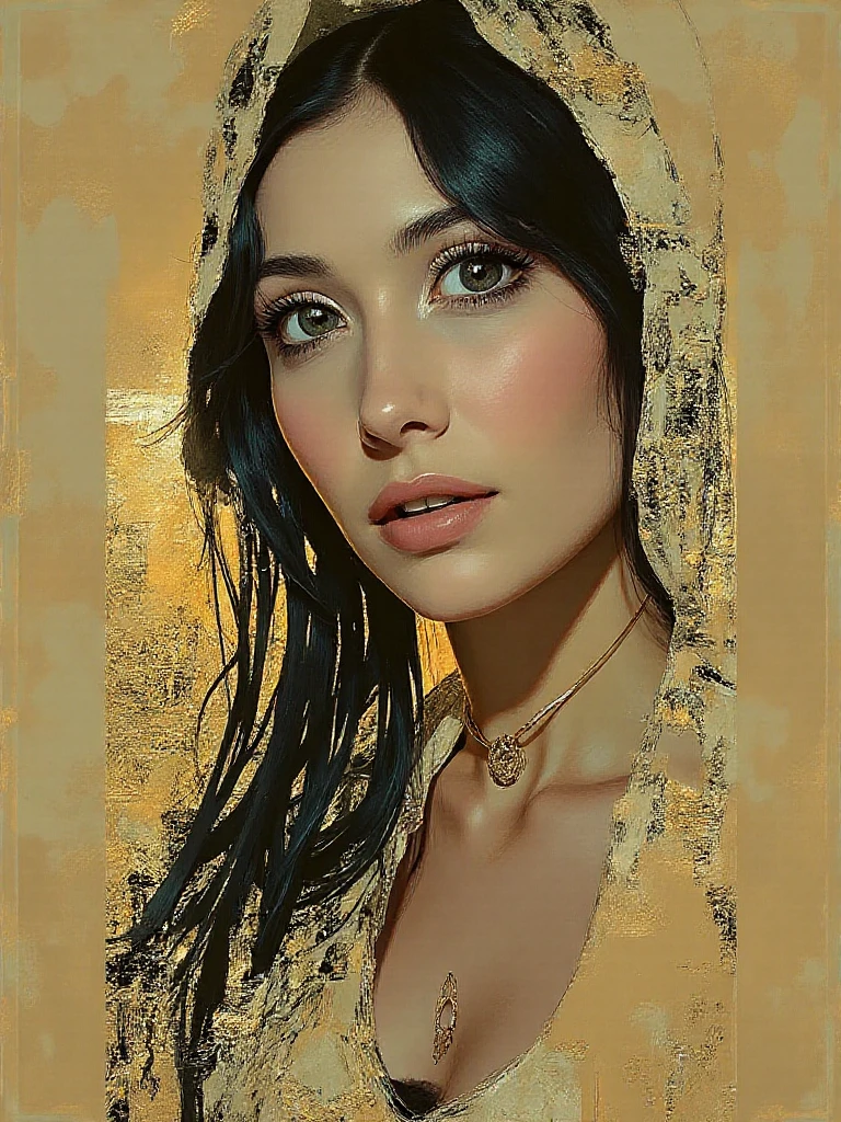 (best quality, oil painting, fancy, sharp focus), Jackson Pollock, portrait Painting, (Splash and drip art minimalism:1.1), canvas white background, studio, style painting magic, splash art, ((white background)), contour, Expressive Strokes: The brushstrokes are visible and expressive, contributing to the painting's emotional intensity. Thick, impasto strokes add texture and depth. sexy lady contour
