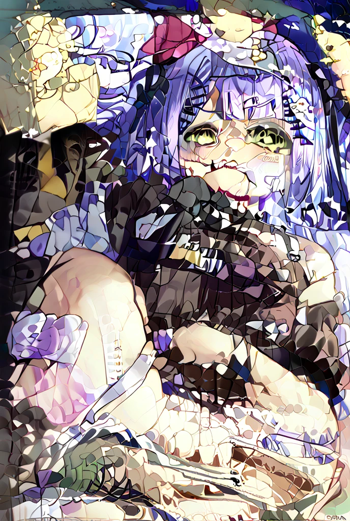 Ecstasy face、Ahegao、mega size giantess、Trying to stomp、Anime illustration、Horror illustration、Panic Illustration、Hentai Illustration、grotesque illustration、Half naked、giantess、Giantess、Gloomy Weather、creepy and scary face、Laughing with your mouth open、barefoot、Smelly and dirty feet、Double teeth、villain、Very small breasts、Very small breasts、Sitting in front of a group of small buildings、Ground cracking、Building debris、Dismembered buildings、rubble、Destroyed City、Collapsed buildings、Raise your hands、blush、Sit on the ground with open legs、Small building district、A cityscape with buildings visible in the distance、Anime illustration、Tokyo Tower、土とrubbleで汚れた足裏、Soil on the soles of your feet、Building being crushed