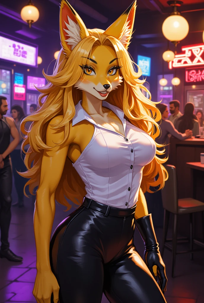 sfw, uploaded the e621, beautiful and detailed,woman (((female))) ((anthro)) wolf Lykaios, Ross Tran, by ruan jia, by zaush, by foxovh, lighting cinematic, seductor, wolf Lykaios, dark fur, thighighs, (huge chest) foxovh 1girls ai_generated masterpiece:1.2, best quality, realistic, (real picture, intricate details, depth of field), beautiful blonde woman, she has striking blue eyes, highly-detailed, perfect face, (huge breasts:1.5), (skindentation), thick thighs, wide hips, small waist, tall, (huge ass:1.2), blushing, sexy, Detailed body , (Detailed face:1.1), (perfect aig chest:1.3), thick eyelashes, long eyeslashes.Perfect dynamic composition, (gals:1.2), cleavage, Jewelry, earrings, Red jacket, Open your clothes, Tied shirt, tented shirt, Unbuttoned shirt, bra peek, Lace-trimmed bra, Belt bag, Belt bag, Pleated skirt, Lace-trimmed legwear, garter strap, See-through, hoop earrings, Gal, Evil smile, Seductive smile, blush, Pose Seductive, (Seductive smile:1.4), thick lips, Street, night sky 8k, 4K, masterpiece, Best Quality, Fantasy, Extremely detailed, Convoluted, Hyper Detailed, Detailed eyes, (Perfect face), Illustration, Soft lighting, (Specular lighting:1.2), Looking at Viewer, SFW,