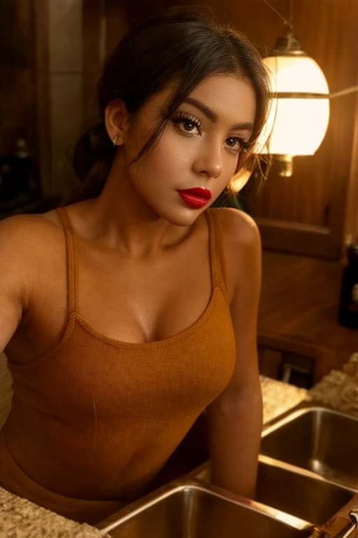 Beyonce wearing unbuttoned dress shirt and smiling