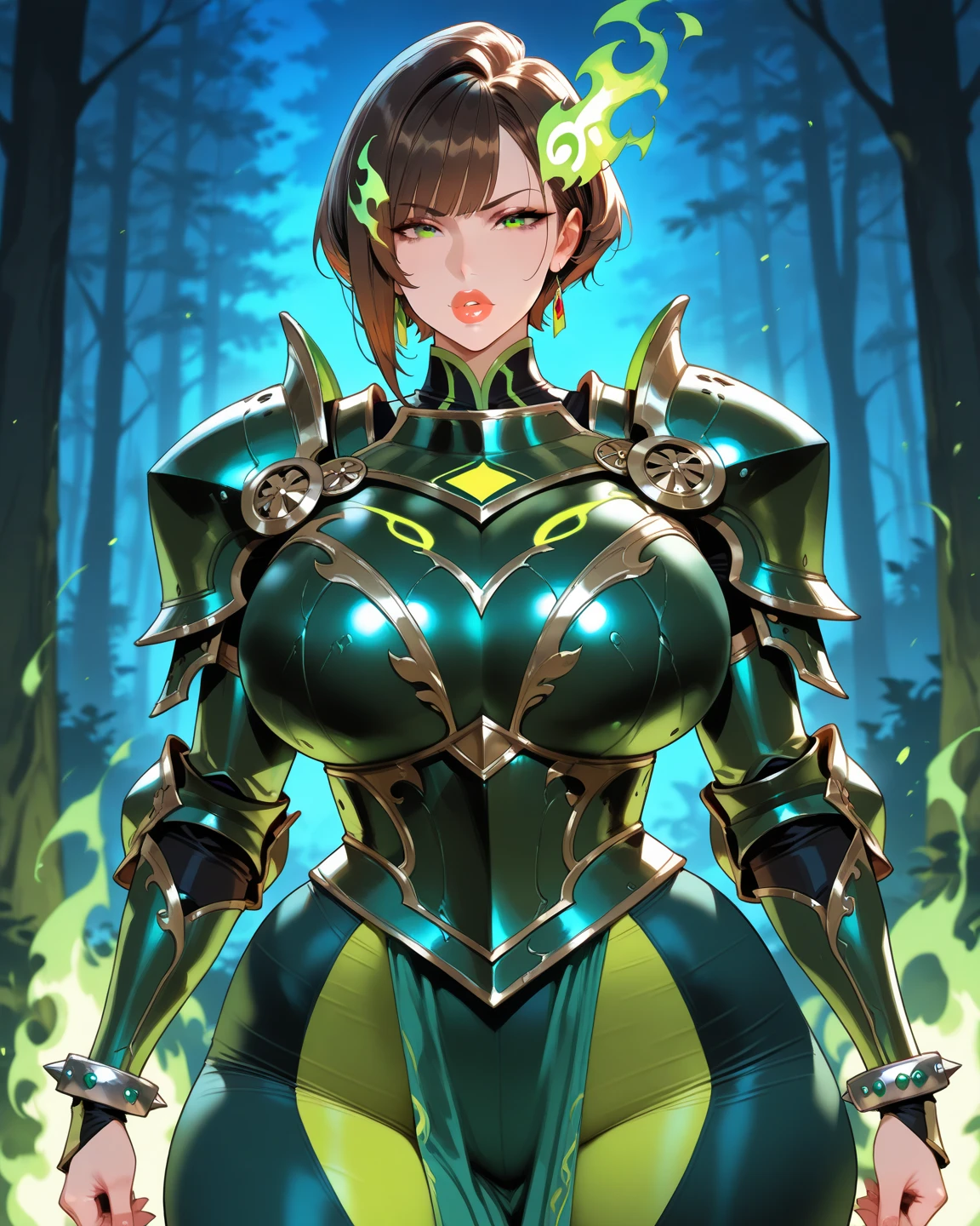 長い髪を持つbeautifulアニメ風のバードレディ,((Rin々Beautiful bird)),(((White and brown hair)))Long one curl hair,(((Highest quality)))Transparent Hair,Evil Face,Eyes full of sadism,(((Yellow-green eyes))),Greedy Beauty,(((A well-defined, glamorous body)))((Huge bust))Tight waist,(((Wearing a bodysuit)))A radical beauty wearing a risqué bodysuit with black lines,(Shiny bodysuit),Bird wings on the back,Bird tail on waist,((Extreme bodysuit)),((A bodysuit that exposes the chest and navel)),((Fair skin)),beautiful,(((Rin々Standing in a cool pose))),((Looking down)),(((detailed)))Full Body Shot,(((background)))fog,Red Moon,In the sky,Stormy clouds。