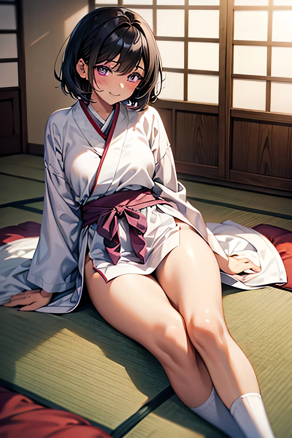 girl、cleavage、Medium chest、nsfw, shy,