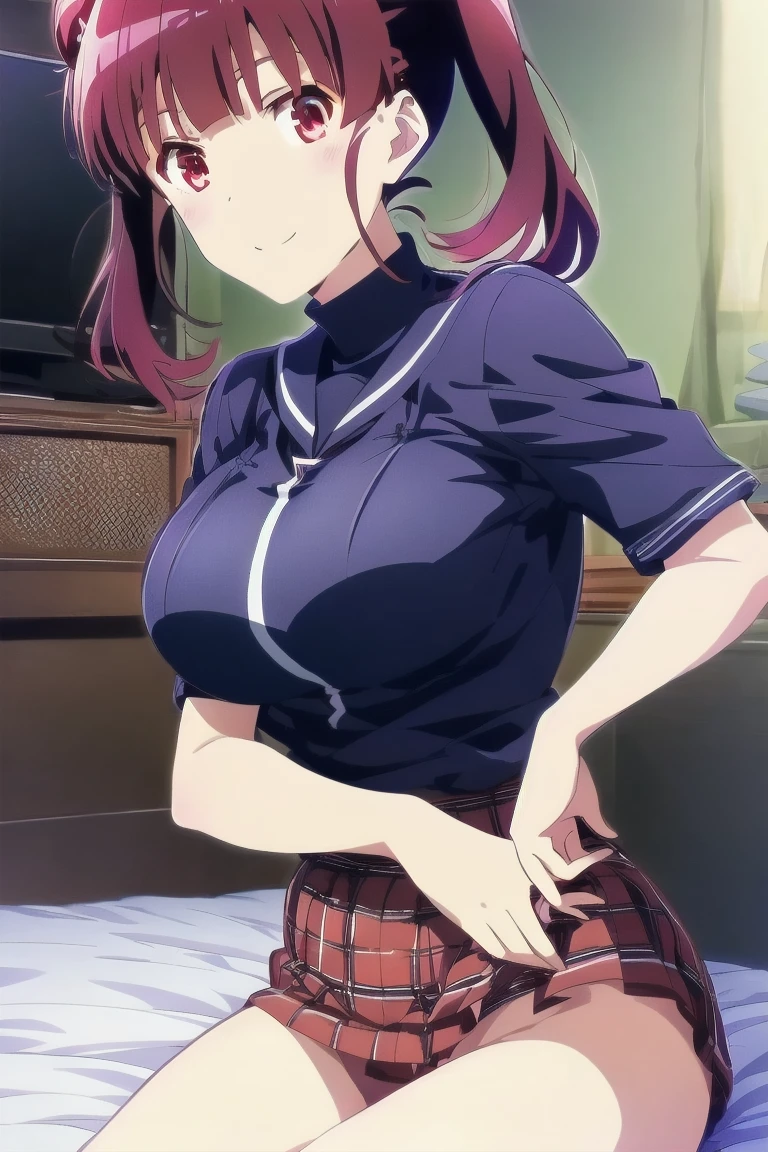 Shibuya Kanon, ((Uniform details: 1.5)), ((Yuigaoka Girls' High School detailed deal: 1.5)), ((Grey one-piece dress: 1.5)), (((Holding skirt hem up with hands: 1.5))),(8K, Raw, Best Quality, Masterpiece 1.2), Ultra HD, High Resolution, High Quality, Top Quality, (((Top View 1.3))), -(White panties clearly visible), Lying on back, (((Lying on Bed with Legs Wide Open))), (((Face Relaxed with Pleasure))), ((((Screaming Loudly 1.3))), (((Lying on Back 1.3))), (((Legs Spread))), (((Happy Smile of Joy))), (1 woman, 1 man, ((Red face and embarrassed expression 1.3)), ,Beautiful photo, detailed face, young and handsome girl, realistic 0.5, bokeh, restless emotions, cute,. Beautiful detailed face and eyes, (Audrey Hepburn 1.3), ((Very cute and beautiful Japanese woman)), (17 years old 1.1), Blake, (Cute 1.2), (Japanese idol), (Depth of field), soft light, lens illuminates the viewer, (Droopy eyes 1.2), straight teeth, floating hair, Blake's movie scene, cinematic, full color, 4K, 8K, 16K lace, raw photo, must-see, professional color grade, professional photo, soft and clean focus, realistic lighting and shading, (Very delicate and beautiful artistic) 1.3), elegant and active angle, beautiful eyes, princess-like eyes, (eyes not big 1.3), (Slender 1.1), (Tummy 0.95), (Thin waist 1.15), (Detailed beautiful girl 1.4), (Open lips, pale pink lips Full makeup face, (Shiny skin), (Full body 1. Perfect anatomy, perfect proportions, beautiful Korean actress face 1.3, very cute and beautiful Japanese actress face 1.3), (blush 1.1), solo focus shot 1.2), (cinematic light)