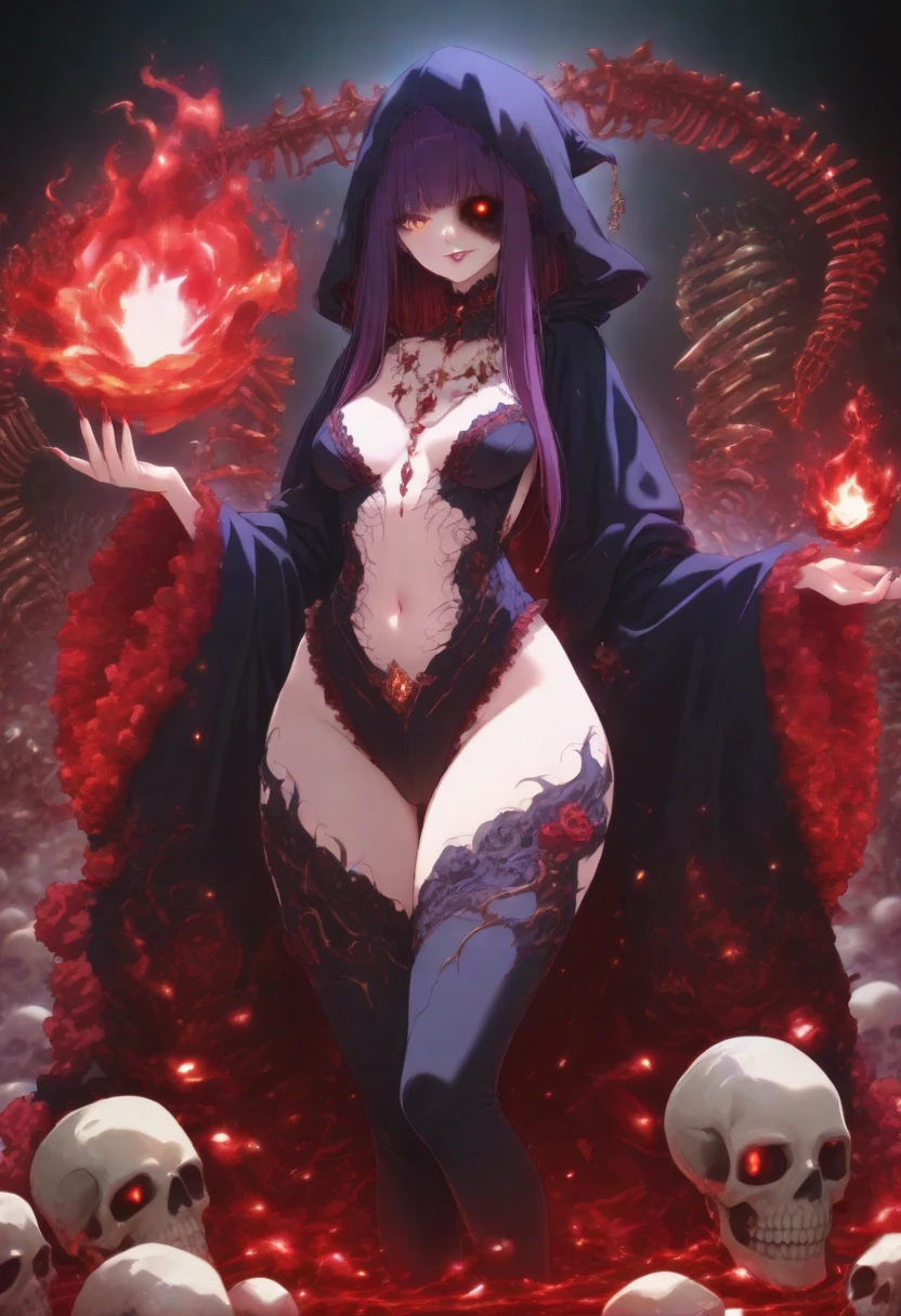 Young and beautiful woman,(Highest quality,Extremely detailed depiction,Incredible high resolution,Anatomically accurate depiction,Curvy Legs,Nice hands,Perfect Fingers),(Glowing Skin,Oilskin),(Nuns,複雑な光沢のあるNunsの服,long handbag),eyelash,(Intense glowing purple eyes,Crazy Eyes,There is cleavage in the chest,Captivating smile,Glossy Red Lips,Gesturing with both hands towards this way:1.3,palm),Sweat,whole body,Sitting,Focus on hand:1.5