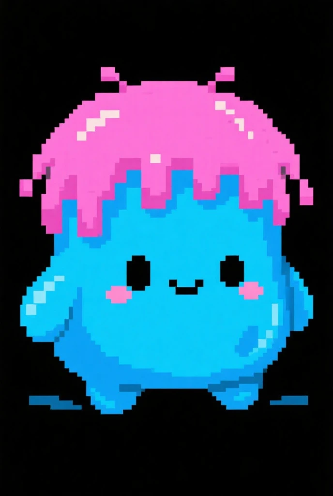A cute slime from Dragon Quest, extremely detailed eyes and mouth, the weakest monster, 1girl, medium:2D illustration, vibrant colors, whimsical, soft lighting, (best quality,4k,8k,highres,masterpiece:1.2),ultra-detailed,(realistic,photorealistic,photo-realistic:1.37)
