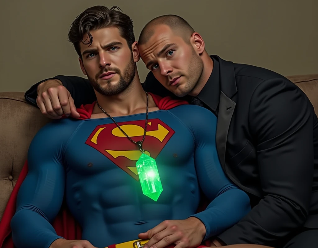 1980s,gay, 2men, bara, photo realistic, slim tall Batman, wearing only a Batmanmask and white briefs, and his hairy body, smiling anm kisses the slim fit old man Alfred(no mask) with his tongue and hugs him tightly like a , in the shower room.35mm film,boke,Pale image quality