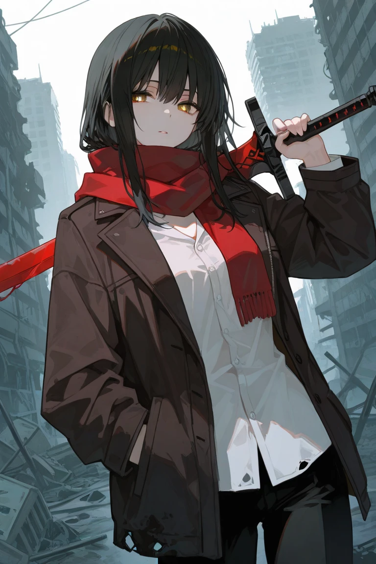 blood,(blood on clothes:1.4),(blood on face:1.2),injury,multiple boys,multiple girl,1other,building,holding weapon,night,outdoors,standing,alley,power lines,road sign,male focus,lamppost,street,fighting_stance,fleeing,fighting,flustered,scared,crazy,dark,absurdres,dim light,(disaster:1.2),(rubble_ruins:1.2),zombie