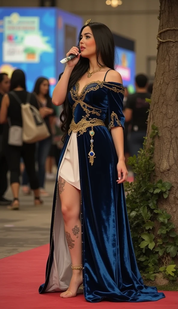 (巨作, Best quality, Realistic),
1girl big breasts,(on the St. Peter's Square of Vatican,crowd of), sankta. Peter's Square of Vatican background,gypsy dress,(Princess Eyes,shiny pupils),Dancing,banquet, crowd, picking up skirt,
[Slight smile],