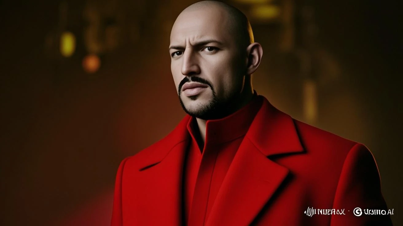 Long range photo of VLADIMIR PUTIN, wearing A DEVIL COSTUME, , full body, film still, very high quality RAW photography, detailed background, intricate, exquisite details and textures, highly detailed, ultra detailed photography, hot lighting, art station, 4k, sharp focus, high resolution, detailed skin, detailed eyes, 8k uhd, dslr, high quality, film grain, Phase One