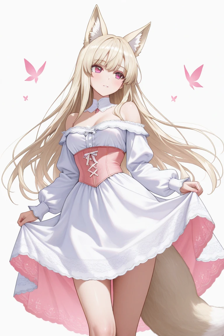 1 Girl ,Fairy, Butterfly wings, beautiful clothes,(high resolution, High Detail, best quality), Medium breasts