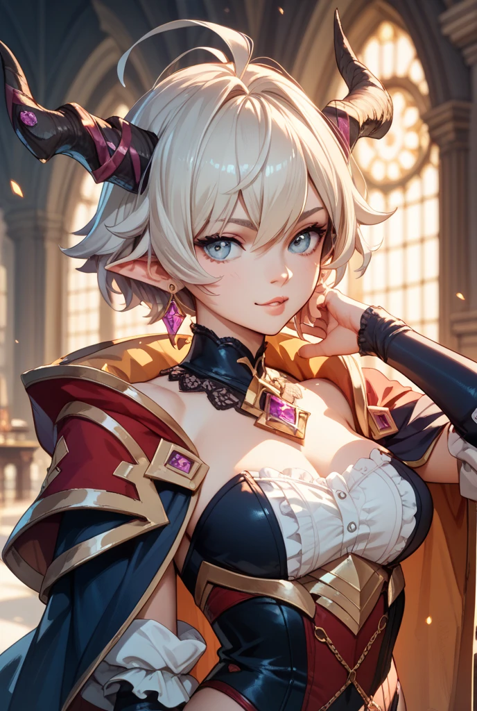 (masterpiece )), (top quality), (best quality), ((ultra-detailed, 8k quality)), Aesthetics, Cinematic lighting, (detailed line art), Beautiful digital artwork, Exquisite digital illustration, absurdres,
BREAK,
Dark Elf Woman in steampunk costume, portrait, wearing steampunk attire, ((Steampunk)), (glasses), deep_cleavage, shiny skin,(steampunk_costume), corset, Hat, skirt, corset, thighhighs, boots, thigh boots, cinematography, crafted, elegant, Dynamic angle, full moon sky, dark night Background, (background Set in a steampunk world),
BREAK,
highly detailed of (dark elf), (1girl), perfect face, details eye, Bob cut hair, Blunt bangs, (hair between eye), blonde white hair, (violet eyes), eyelashes, eyeshadow, pink eyeshadow, glaring, smile, design art by Artgerm, by Kawacy, By Yoshitaka Amano,
BREAK,
((perfect anatomy)), nice body, medium breast, (extremely detailed finger), best hands, perfect face, beautiful face, beautiful eyes, perfect eyes, perfect fingers, correct anatomy, ((dark skin)),