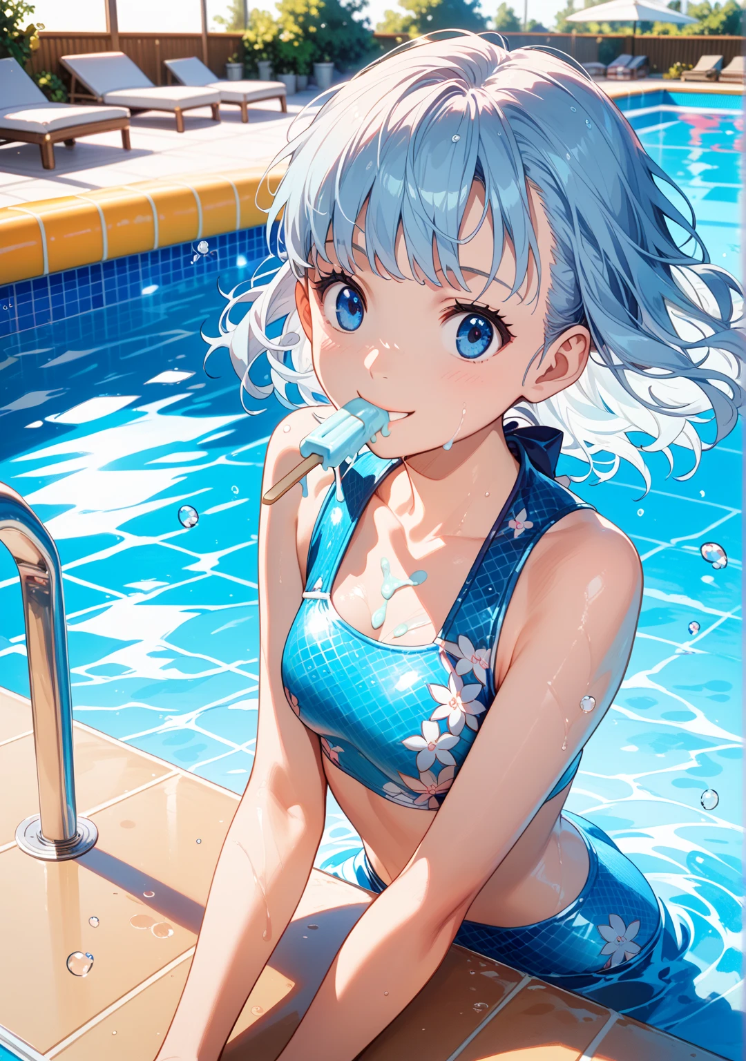 background,Pool,Waterslide