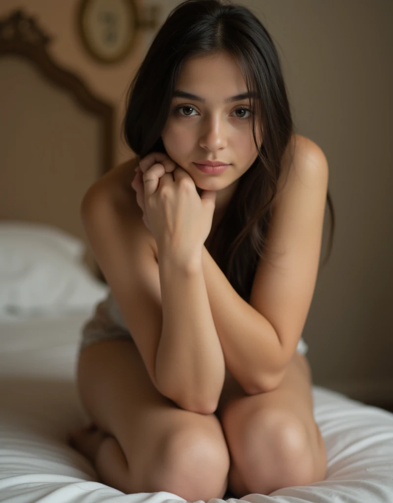 HDR, high or low angle of view of any nationality of ((any very cute female ) :1. 35), ((any age) ), on anywhere of planet , (( in any sex pose) ) , any expression , wearing any alomst naked clothes