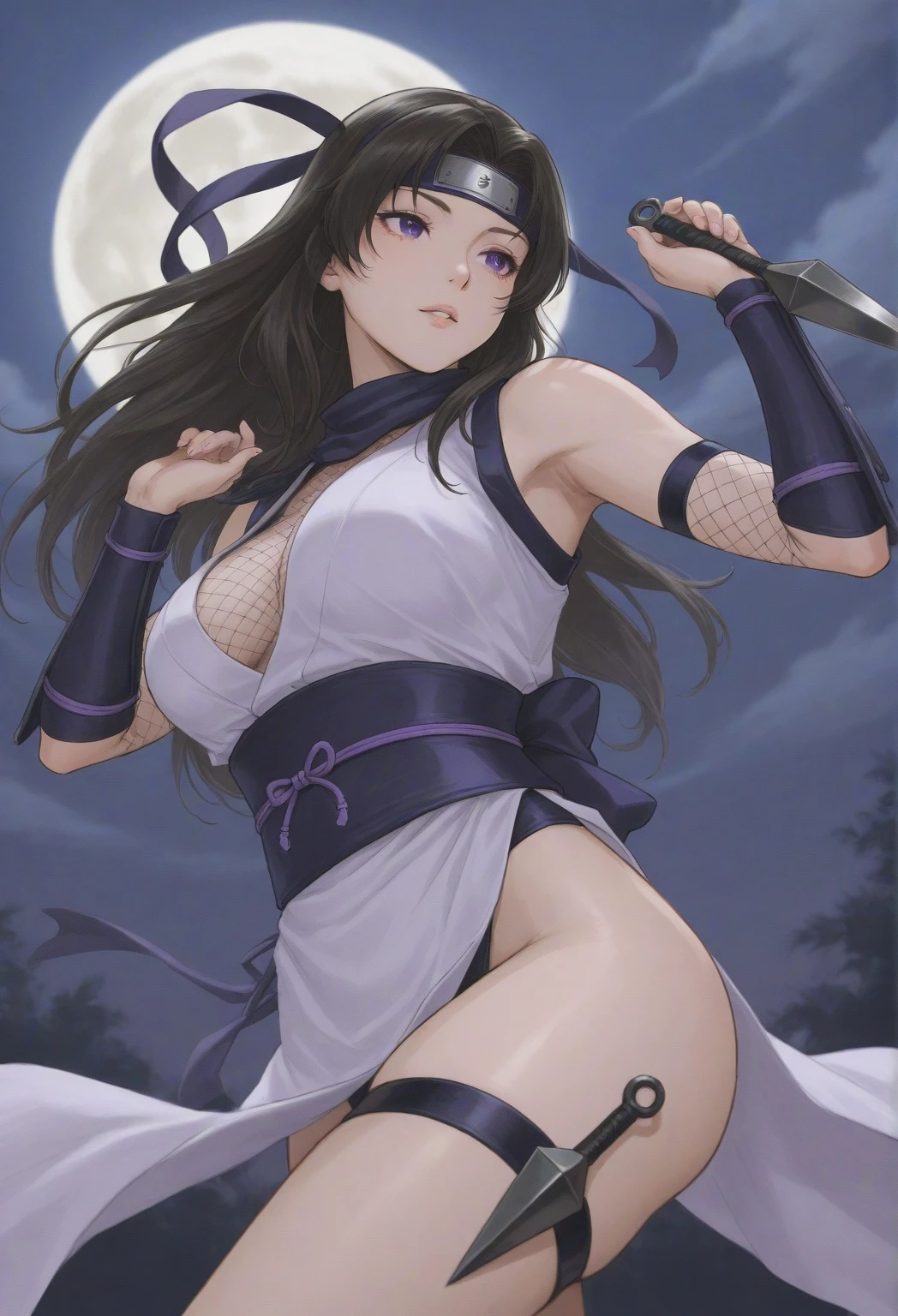 In the moonlit night, a young lady dances, with her chest and thighs covered by rough brown fabric. She is dressed in a revealing outfit, stretching her arms forward and backward. She jumps with her legs spread apart, performing a ballet-like dance. The scene is set against a backdrop of a castle and a stone ground. The focus is on her thighs and belly button. The moon is full, and the night sky is beautifully adorned with visible stars. The atmosphere is slightly smiling and a little shy. The young lady is barefoot. The image reflects a high-quality, European scene.
Be aware of:
- The prompt content cannot have paragraphs,Do not use":"big breasts and big breasts"."split。
- Sentences or any explanation should be avoided。Remember not to include any explanation,There is no need to explain the meaning of prompt。
- Sort tags in order of importance from highest to lowest。
-The proportion of prompt tag is optimized according to your theme,You only need to generate detailed tags based on the given theme.。