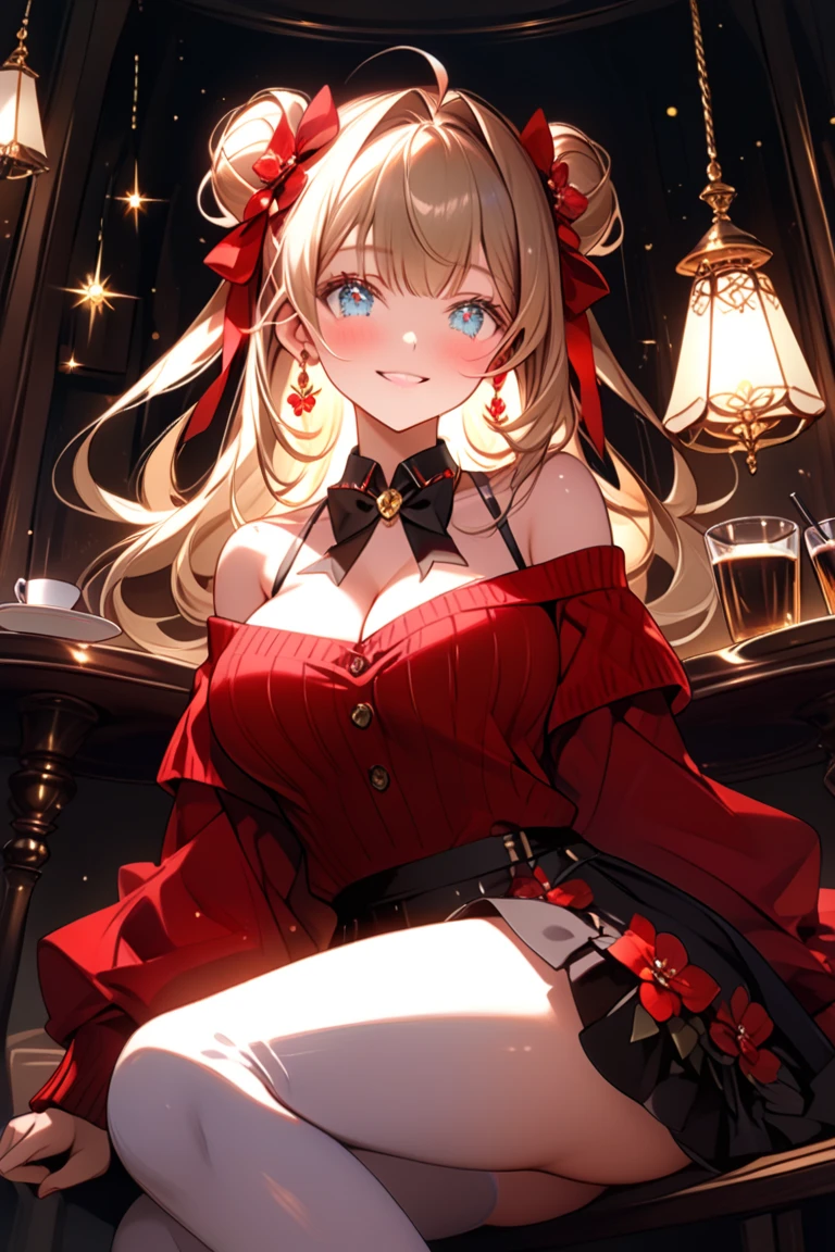 Black stockings high heels anime mature woman seduces hip apron sitting on chair barefoot